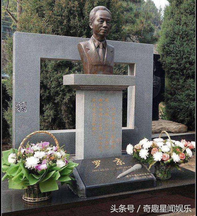 央视主播罗京逝世9年，墓地铜像一尘不染，墓碑的小细节让人泪目