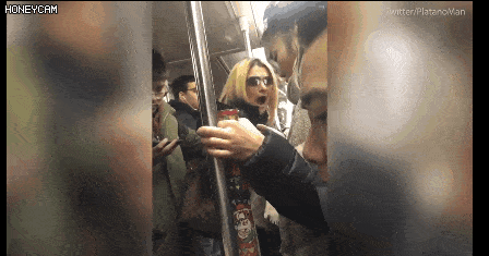 打骂踹踢 纽约地铁白女嚣张狂吼“支那猪” 华女险毁容 还有天理吗？（视频/组图） - 3