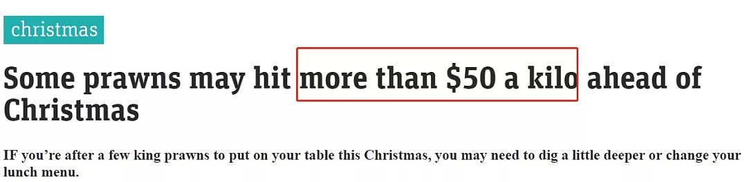 快囤货！澳洲圣诞节餐桌必备的这种食品要涨价啦！每公斤$50！ - 2