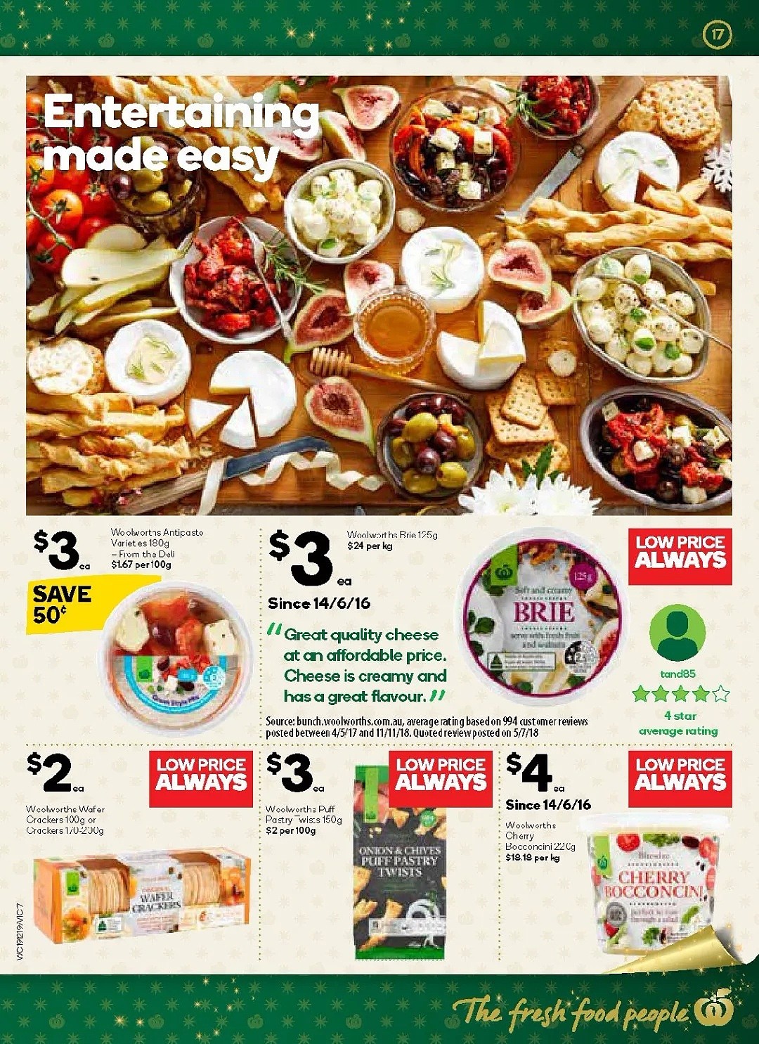 Woolworths 12月19日-12月26日折扣，春卷、油都半价 - 13