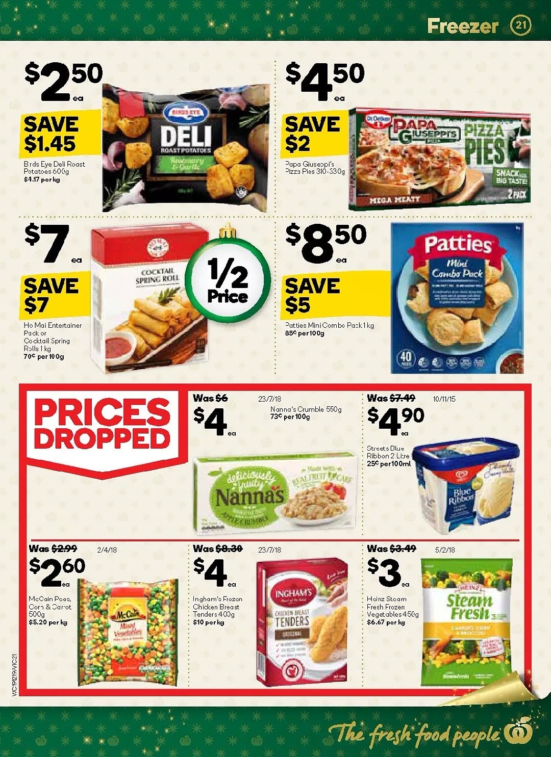 Woolworths 12月19日-12月26日折扣，春卷、油都半价 - 17