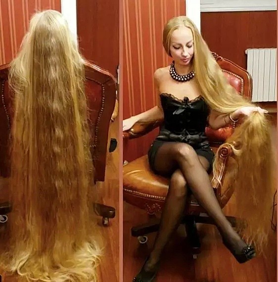 28年不剪头发，这个乌克兰姑娘的头发远不止长发及腰啊...（组图） - 12