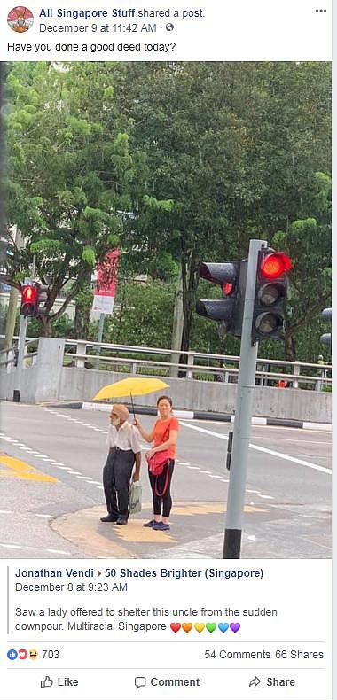 中国姑娘在新加坡的小举动 把网友“暖化了”（图） - 3