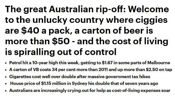 1月1日起，澳洲“衣食住行”全部涨价！水电煤翻一番，就工资没涨...（图） - 6