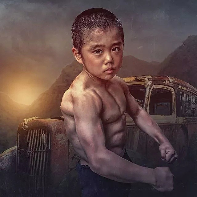 日本8岁男孩狂迷李小龙，1岁开始练武，这一身肌肉看的发毛（视频/组图） - 2