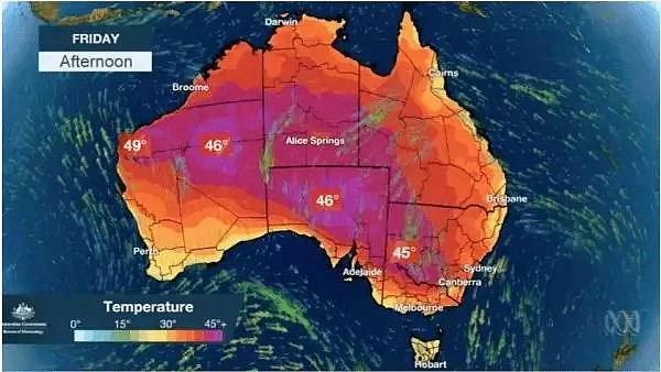 高温预警！热浪横扫澳洲，多地气温将逼近50度！100万人涌向海滩纳凉，连袋鼠都下水了... - 18