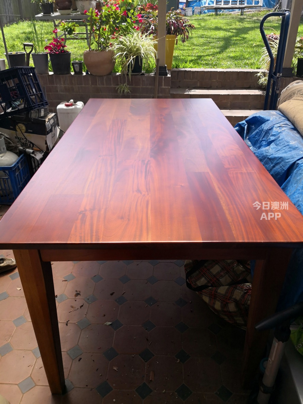 实木餐桌oak及椅子出售