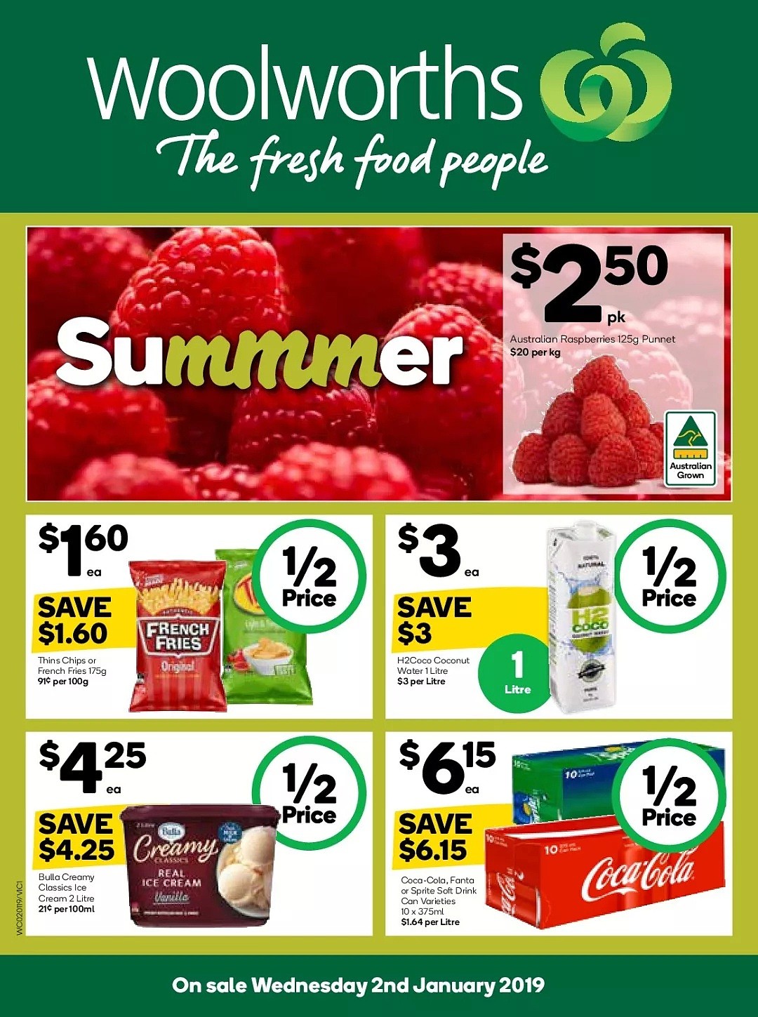 Woolworths 1月2日-1月8日折扣信息,最高50%OFF！！ - 1