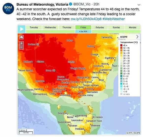 周五墨尔本42℃! 随后暴跌20℃! 专家：极端天气增多, 2019恐成有史以来最热一年！（组图） - 5