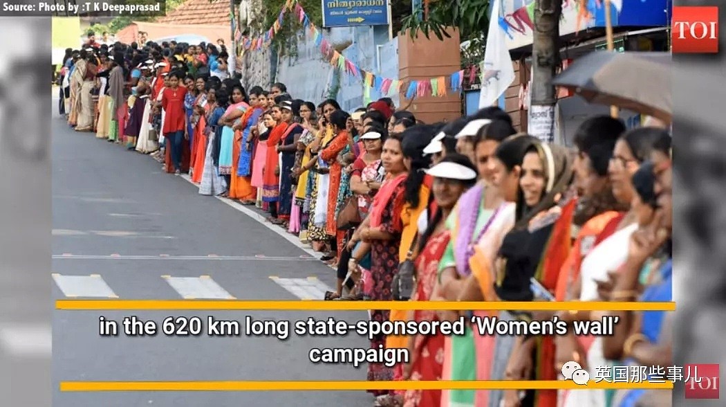 500万妇女上街组成整整620公里的人墙，只为能进庙里拜个神？ - 1