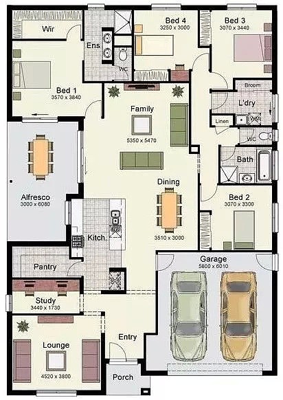 好文重读 | 据说大平层才是最适宜人类居住的房产，看完这二十个Floorplan你就懂了！ - 4