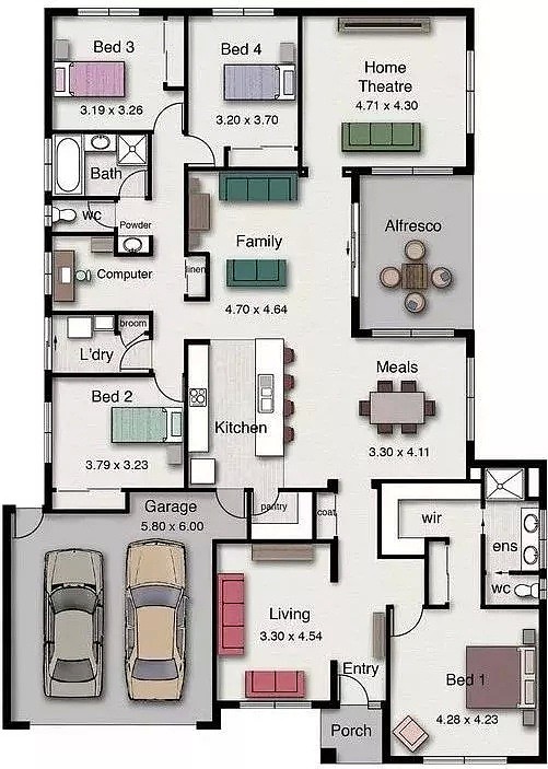 好文重读 | 据说大平层才是最适宜人类居住的房产，看完这二十个Floorplan你就懂了！ - 8