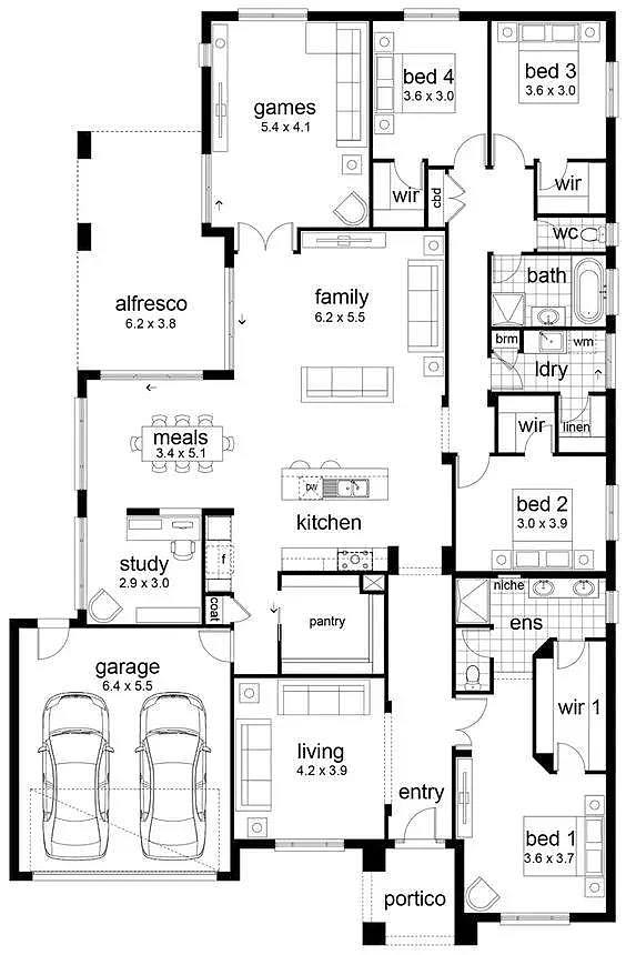 好文重读 | 据说大平层才是最适宜人类居住的房产，看完这二十个Floorplan你就懂了！ - 15