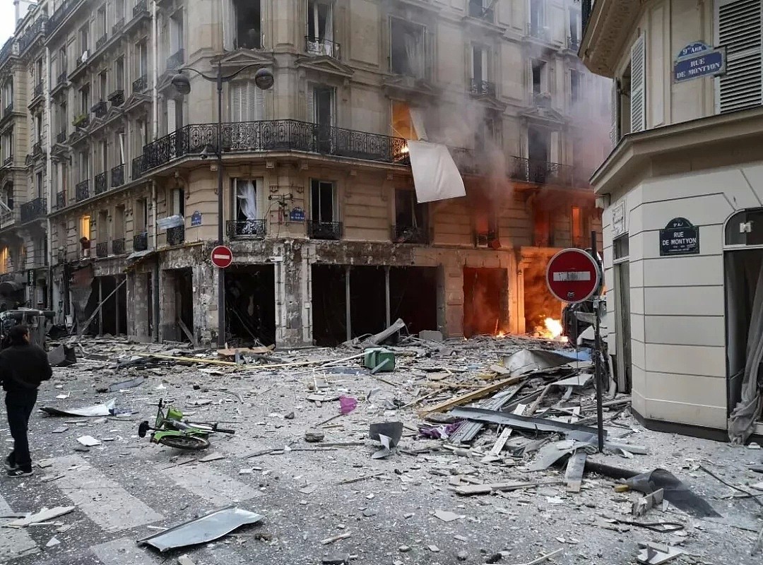 巴黎市中心燃气泄漏引发大爆炸，整街损毁，已至少4死36伤！（视频/组图） - 1