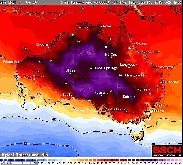 新州最高45℃！本周全澳开启烧烤模式！部分地区连续直逼50℃高温...（组图） - 14