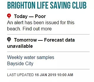 紧急通知！墨尔本Brighton海滩被严重污染，水中发现致命细菌，千万别下水 - 15
