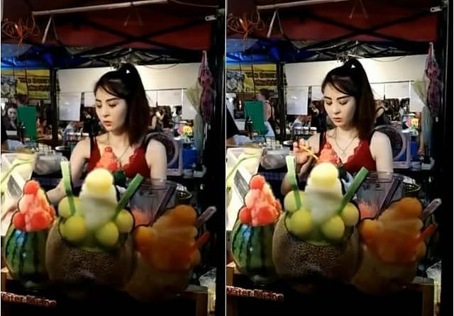 泰国果汁西施吸引网友排队打卡，但现实令人心碎