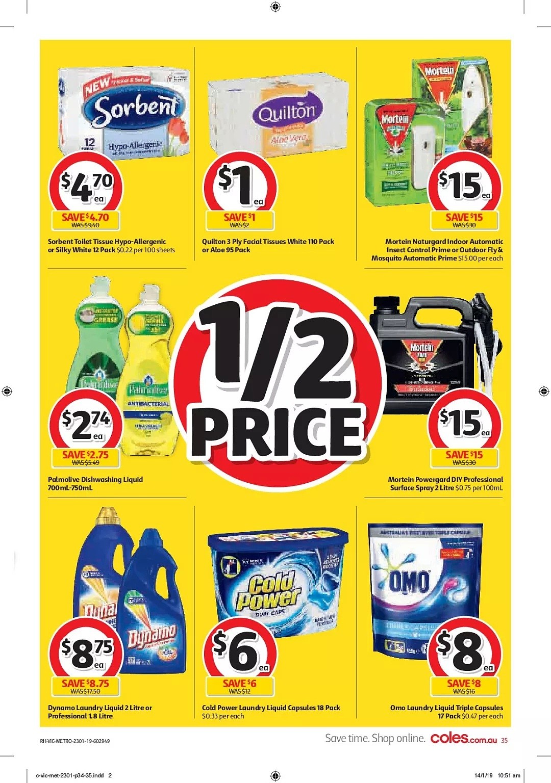 Coles 1月23日-1月29日折扣，好奇纸尿裤半价 - 35