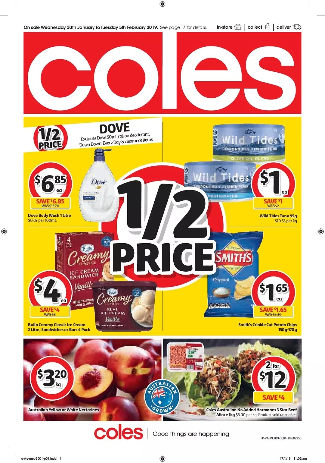 Coles 1月30日-2月5日折扣，网红Messina联名冰淇淋半价 - 1