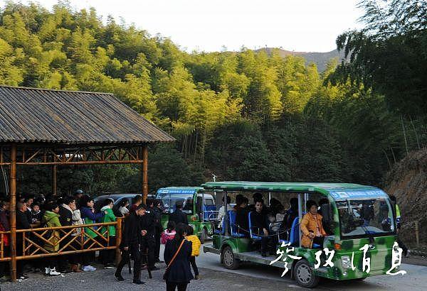  2017年1月1日，浙江武义深山农民发展生态旅游走富路。图片来源：新华社