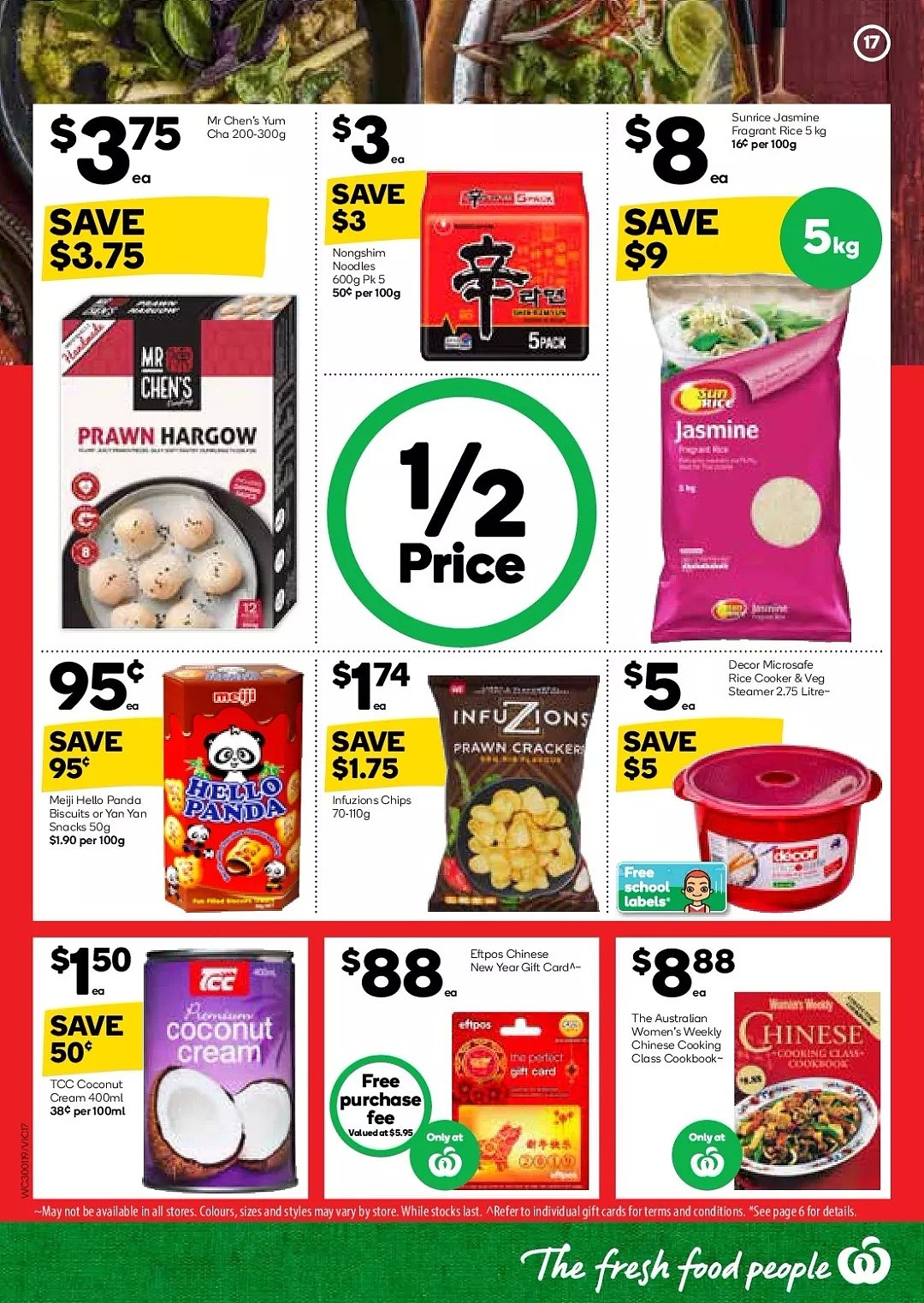 Woolworths 1月30日-2月5日折扣，李锦记海鲜酱6折，辛拉面半价 - 15