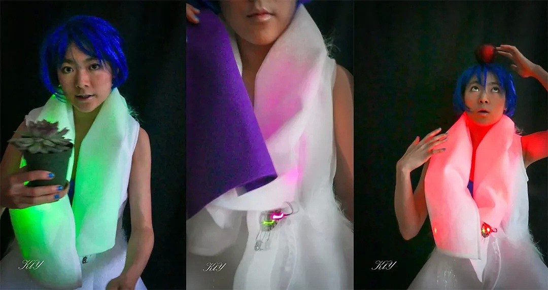 85后中国女科学家震动硅谷：我用脑电波让衣服变色（视频/组图） - 21