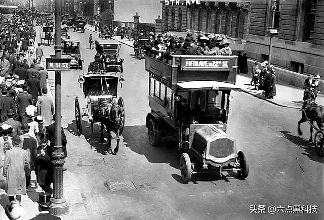 100年前的纽约居然都这么繁华了：遍地是高楼，出租车站着开（组图） - 9