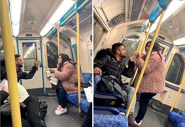 谁是真正英国人？两男女地铁上为国籍争吵动手（组图） - 2