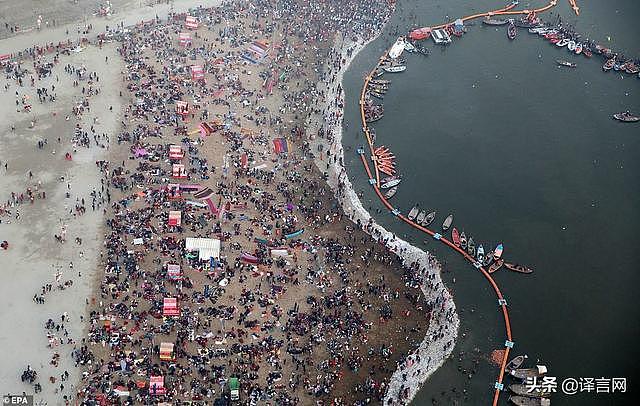 超3000万人聚集在三条神河交汇口，沐浴和吸食大麻，只求永生！