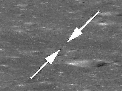 NASA在月背找到了我们的嫦娥四号！图片上看只有两个像素大小