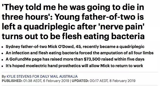 只因处理一次海鲜！澳洲父亲竟四肢瘫痪，被下病危通知书！这种东西太恐怖了！ - 12