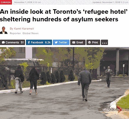 多伦多酒店被难民挤爆 政府要建”难民营”了（组图） - 2