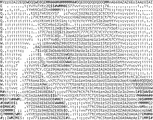 比互联网历史更悠久的 ASCII 色图至今依然无处不在（组图） - 2
