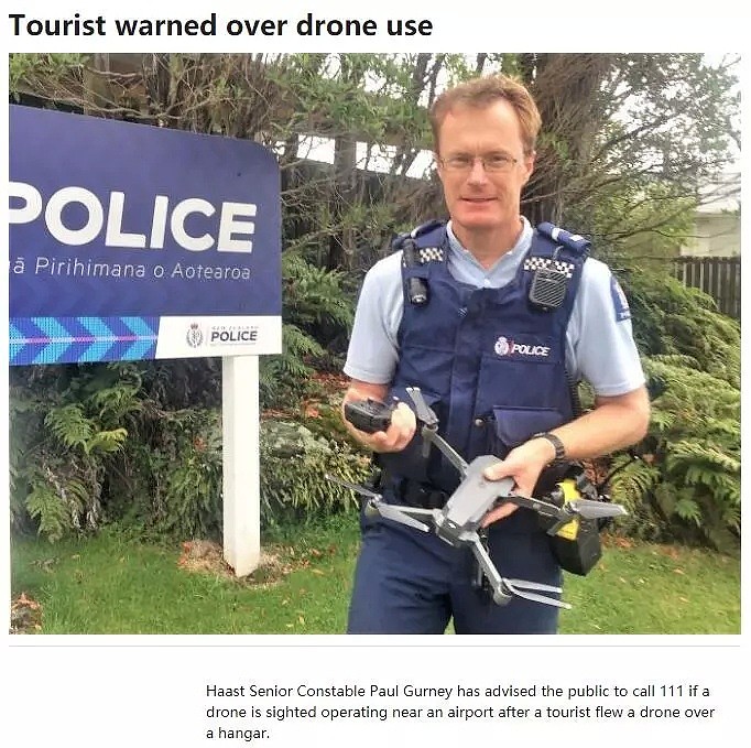 中国游客新西兰违规操作无人机，被直接没收（组图） - 4