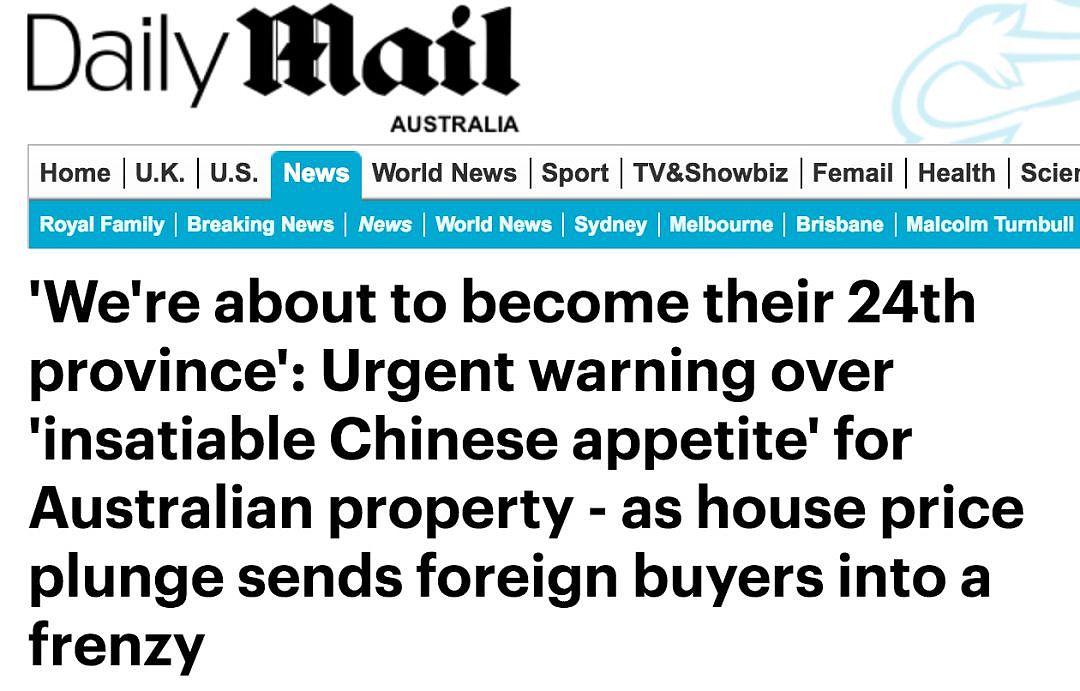 澳人慌了，“我们正成为中国第24个省”！中国买家被指要买空澳洲（组图） - 1
