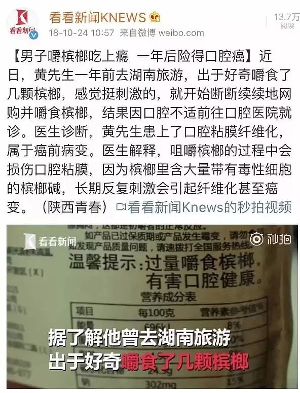 槟榔，中国6000万人的炸弹和噩梦！有人在辩解，有人浑然不觉（组图） - 2