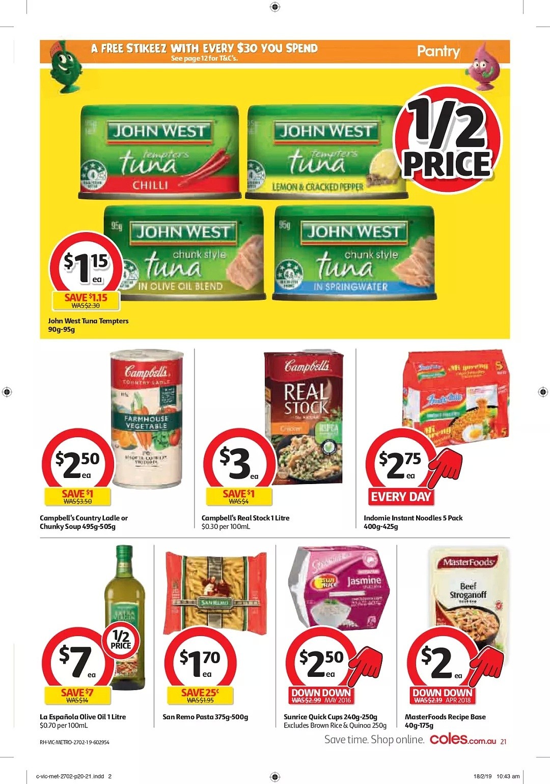 Coles 2月27-3月5日折扣，麦片、松饼粉、咖啡都半价！ - 21