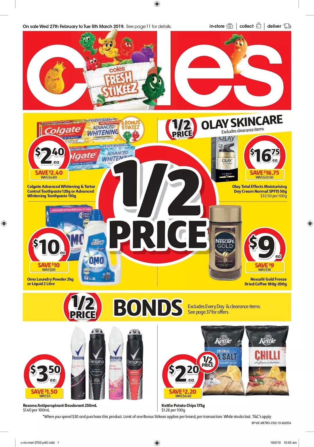 Coles 2月27-3月5日折扣，麦片、松饼粉、咖啡都半价！ - 40