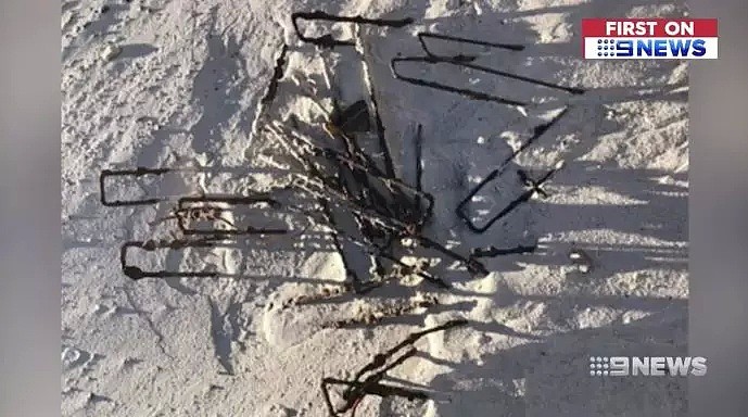 注意！澳热门沙滩惊现多个生锈大铁钩！8岁女童脚心被扎烂！已有4人受伤！ - 16