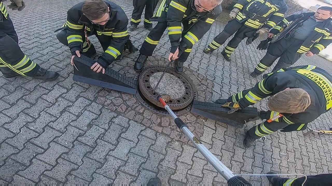 德国消防队“壮观”大救援！救的是一只肥老鼠……（组图） - 2