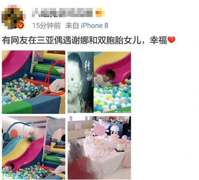 谢娜带女儿三亚游玩被偶遇，孩子正面照曝光？一场乌龙闹剧！（组图） - 2