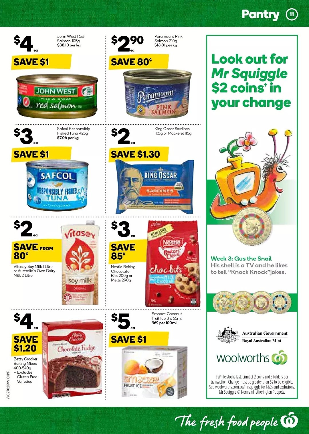 Woolworths 2月27日—3月5折扣，披萨、Loacker巧克力饼干半价 - 11