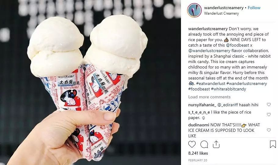 大白兔奶糖冰淇淋全美疯抢！中国品牌商：正调查是否侵权（组图） - 3