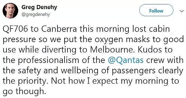 飞往堪培拉的客机高空疯狂下坠！Qantas机长这波操作救了所有人！乘客：“今早，捡回一条命！” - 22