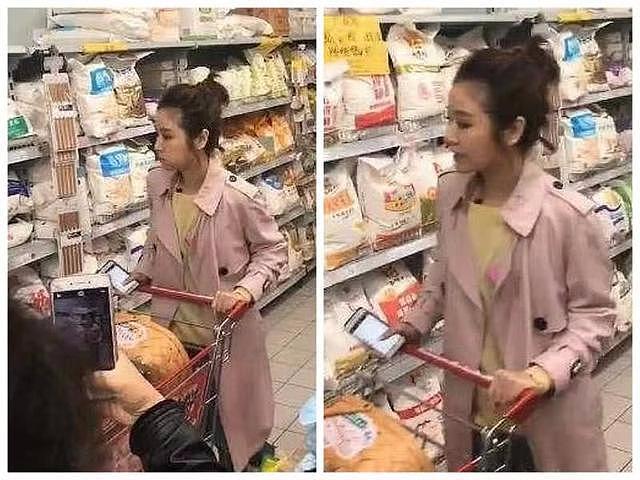 43岁林心如超市买大米，未修图曝光，网友：这不是刘晓庆吗