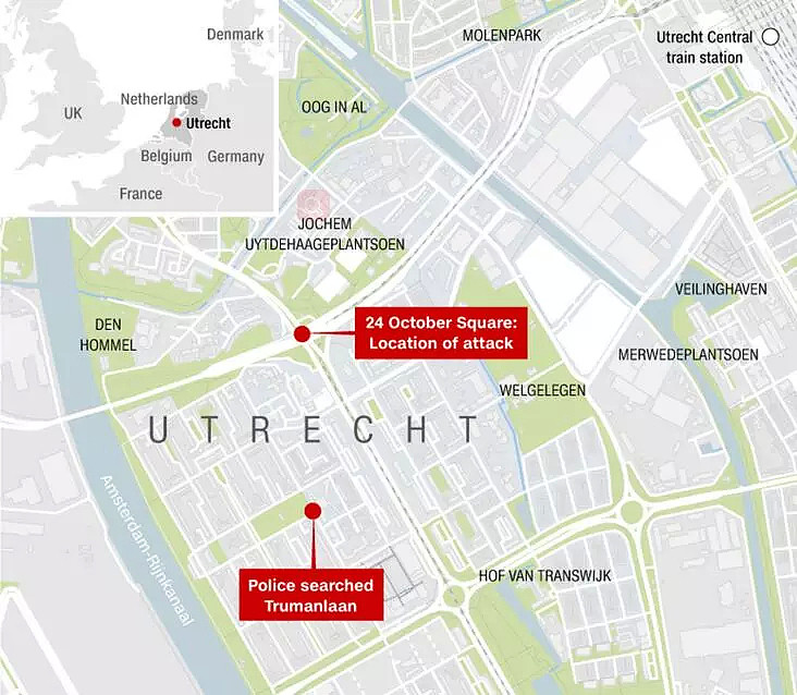 荷兰也发生枪击事件！已致3人死亡，枪手或与伊斯兰国极端势力关系密切（组图） - 2