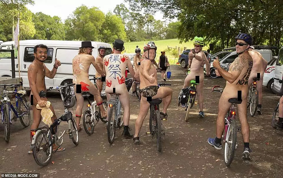 【多图实拍】百人“裸体”在墨尔本City骑单车！放飞啦，墨尔本 - 8