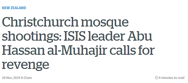 昨夜，ISIS领导人宣布：要对基督城恐袭进行复仇…（组图） - 4