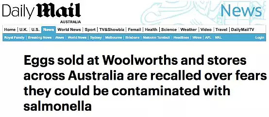 突发！Woolies、Coles全澳急召“毒鸡蛋”，问题批号千万别吃！至少423人感染致命细菌！ - 2