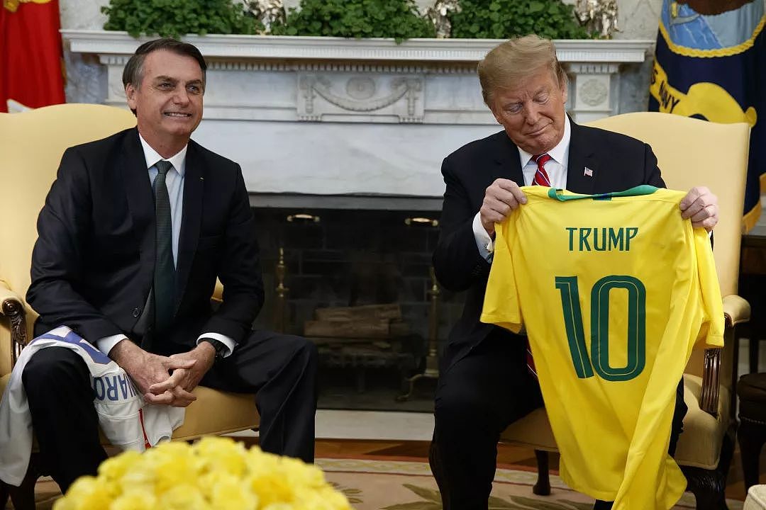 特朗普会见巴西总统 两人见面就像“照镜子”（组图） - 7
